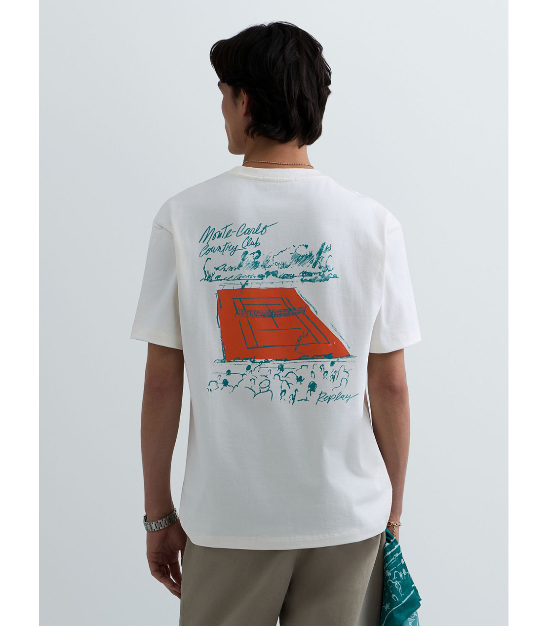 REPLAY × Monte Carlo Country Club オーバーサイズ Tシャツ